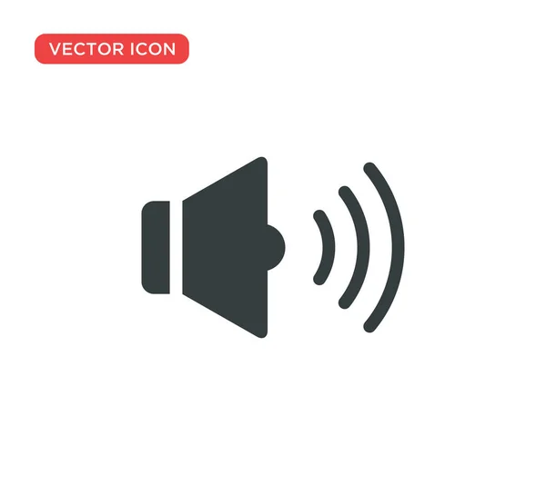 Design de ilustração de vetor de ícone de som — Vetor de Stock