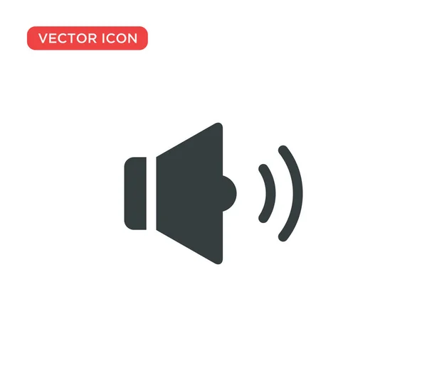 Design de ilustração de vetor de ícone de som — Vetor de Stock