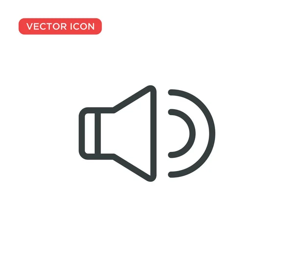 Vektor ikon zvuku-ilustrace design — Stockový vektor