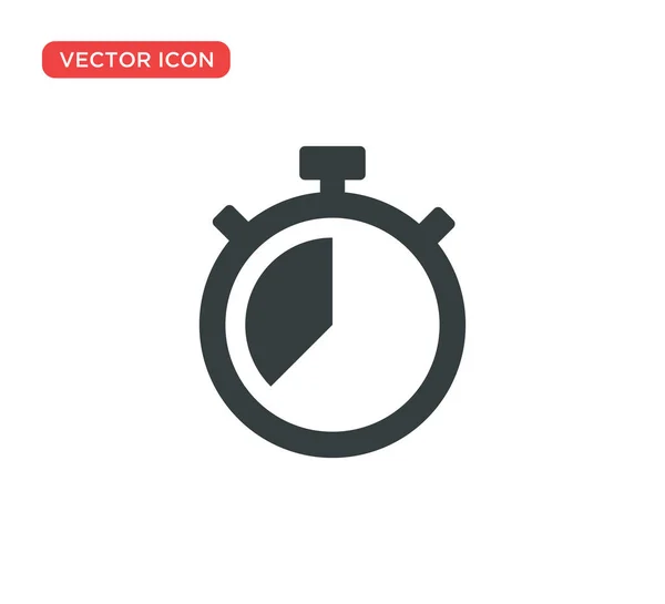 Cronômetro Temporizador Ícone Vetor Ilustração Design — Vetor de Stock