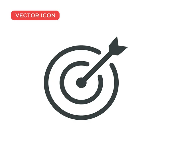 Конструкция векторной иллюстрации цели — стоковый вектор