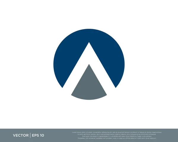 Brev Logo Typ Mall Vektor Illustration — Stock vektor