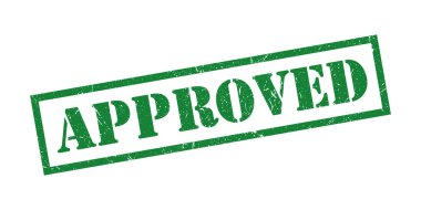 Onaylı Damga Mühür Kırmızı Grunge Sembol Vektör