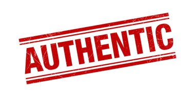 Otantik Damga Kırmızı Grunge Doku Vektör İllüstrasyon