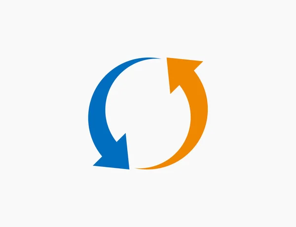 Abstrakcja strzałka logo szablon ikona wektor ilustracja — Wektor stockowy