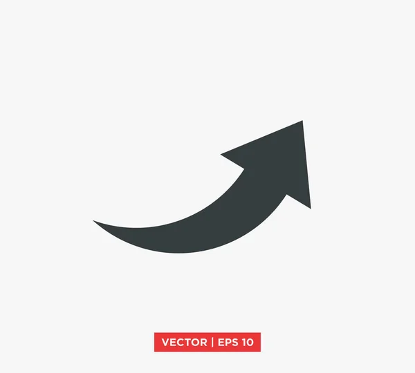 Icono de puntero de flecha Ilustración de vectores — Vector de stock