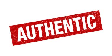 Otantik Damga Kırmızı Grunge Doku Vektör İllüstrasyon