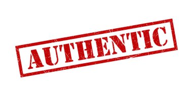 Otantik Damga Kırmızı Grunge Doku Vektör İllüstrasyon