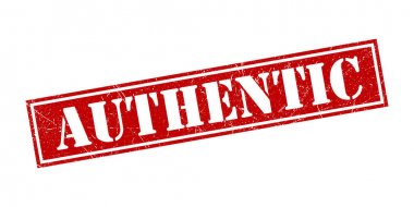 Otantik Damga Kırmızı Grunge Doku Vektör İllüstrasyon