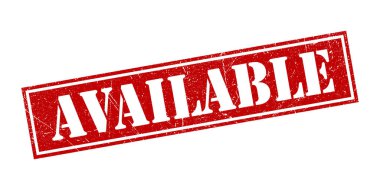 Mevcut Damga Kırmızı Grunge Doku Vektör İllüstrasyon