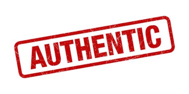 Otantik Damga Kırmızı Grunge Doku Vektör İllüstrasyon