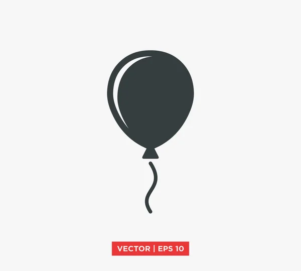Illustration vectorielle icône ballon — Image vectorielle