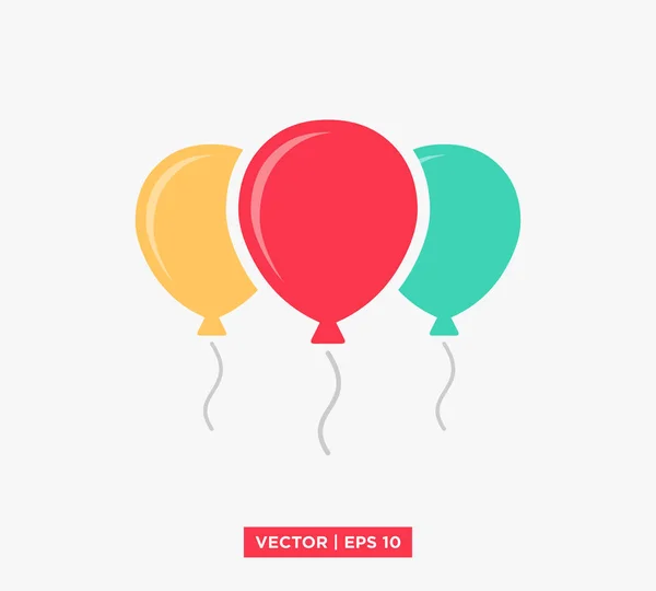 balon ikon vektör illüstrasyonu