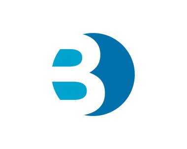 B Harfi Logo Şablon Vektörü illüstrasyonu
