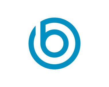 B Harfi Logo Şablon Vektörü illüstrasyonu