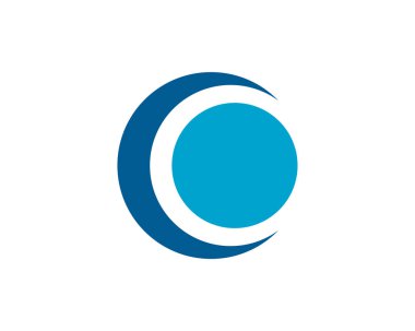 C Harfi Logo Simge Vektörü