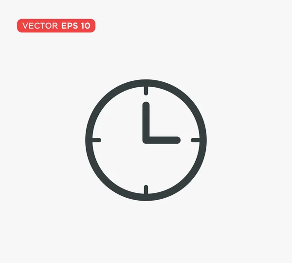 Óra ikon vektor illusztráció — Stock Vector
