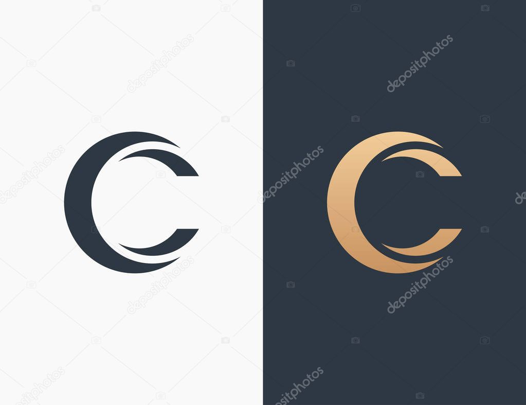 Letter C Logo Template Vector Illustration