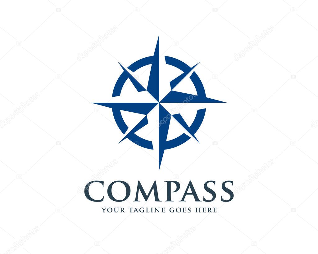 Compass Logo Template Vector Illustration