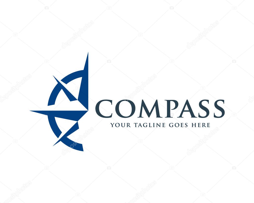 Compass Logo Template Vector Illustration