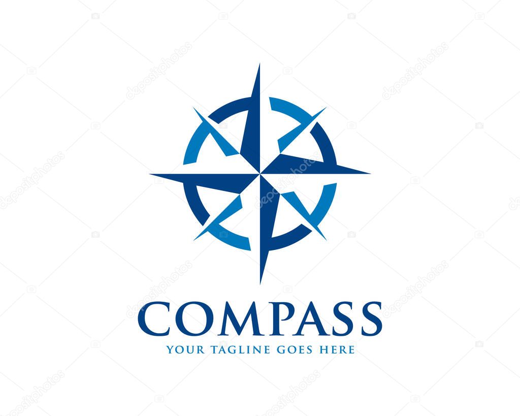 Compass Logo Template Vector Illustration