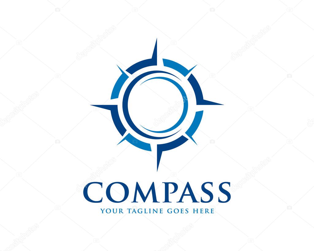 Compass Logo Template Vector Illustration