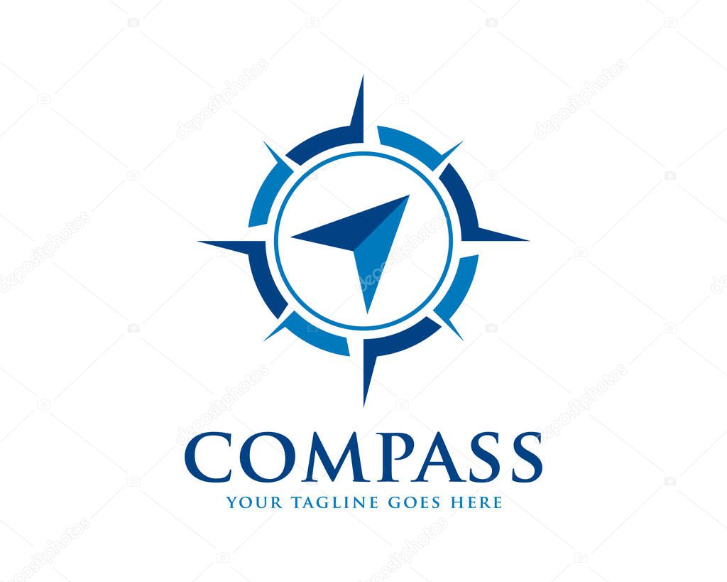 Compass Logo Template Vector Illustration