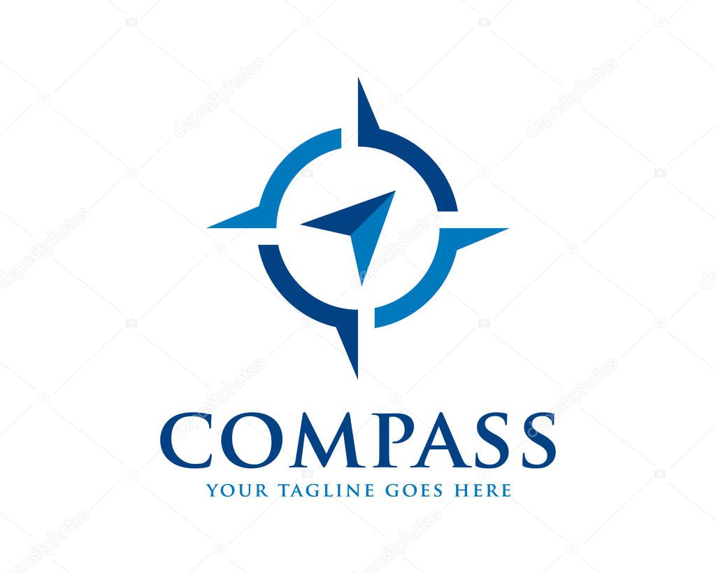 Compass Logo Template Vector Illustration