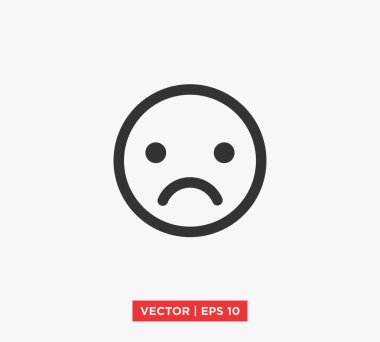 emoticon simgesi vektör illüstrasyonu