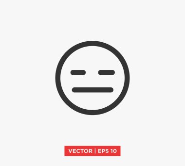 emoticon simgesi vektör illüstrasyonu