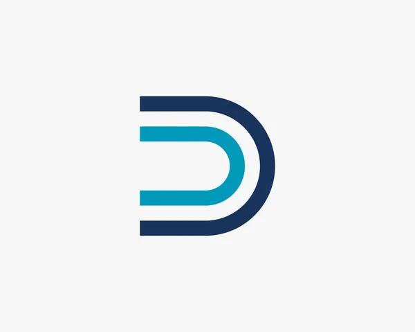 Carta Logo Design Vector Ilustração —  Vetores de Stock