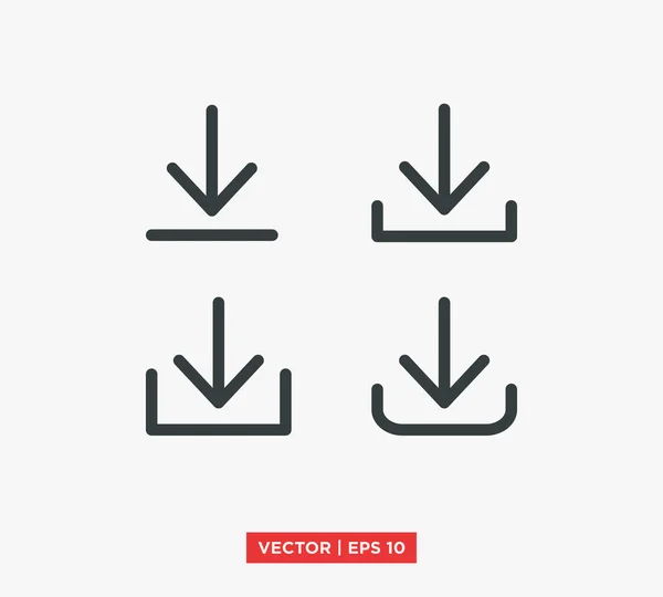 Icon Vektor Illustration herunterladen — Stockvektor