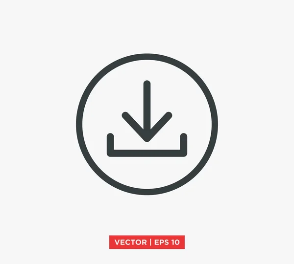 Icon Vektor Illustration herunterladen — Stockvektor