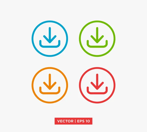 Descargar icono vector ilustración — Vector de stock