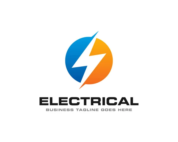 Elektrik Thunder Logo Simge Vektör