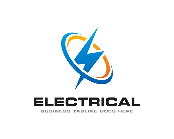 Elektrik Thunder Logo Simge Vektör
