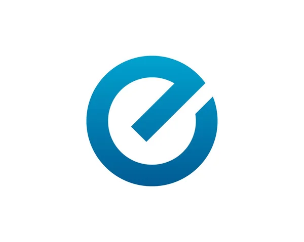 Buchstabe Logo Symbol Vektor — Stockvektor
