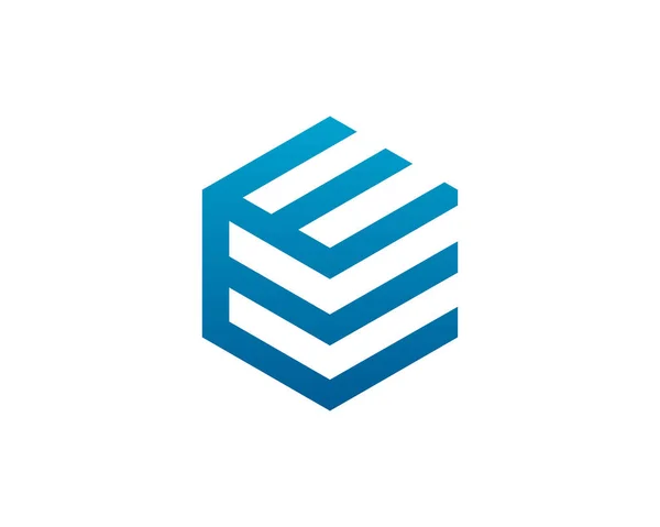 Buchstabe Logo Symbol Vektor — Stockvektor