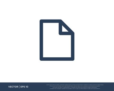 Dosya Belge Simge Vektörü