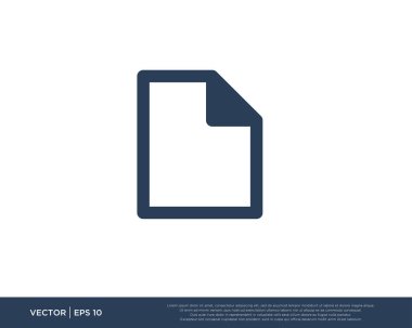 Dosya Belge Simge Vektörü