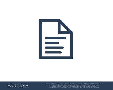 Dosya Belge Simge Vektörü