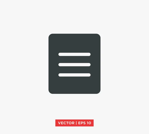 Значок файла документа Векторна ілюстрація — стоковий вектор