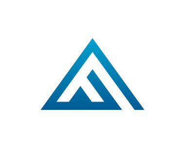 Mektup F Logo Şablon Tasarım Vektör İllüstrasyon