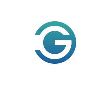 Mektup G Logo Simge Vektör