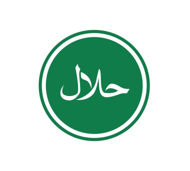 Helal Sembol Logo Simge Vektör Çizimi