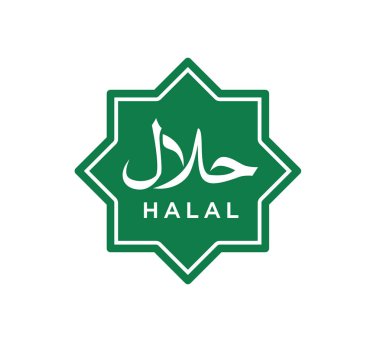 Halal Symbol Logo Icon Vector Illustration clipart