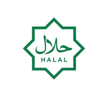 Halal Symbol Logo Icon Vector Illustration clipart