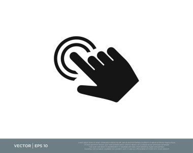 El tıklama simgesi vektörü