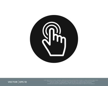 El tıklama simgesi vektörü