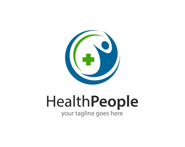 Zdrowie ludzie logo ikona wektor — Wektor stockowy